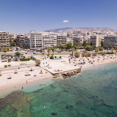 Luxury Seaside Apartment Next To Starbucks Opossite The Beach Park Of Flisvos Atenas Exterior foto