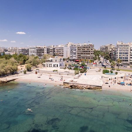 Luxury Seaside Apartment Next To Starbucks Opossite The Beach Park Of Flisvos Atenas Exterior foto
